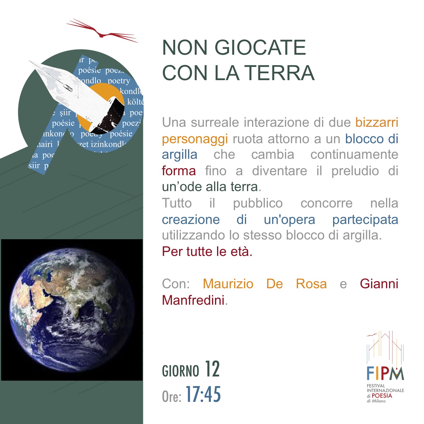 Non giocate con la terra