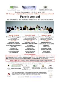 Convegno: Parole comuni @ Ferrara - Portomaggiore